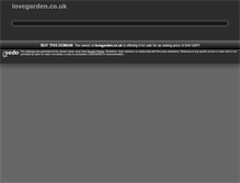 Tablet Screenshot of lovegarden.co.uk